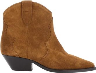 Isabel Marant Dewina Enkellaarsjes - Dames - Cowboylaarzen - Bruin - 37 EU - Su&egrave;de - Schoenen