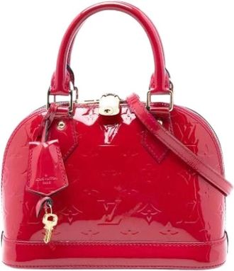 Louis Vuitton Pre-owned Handbags, female, Red, Size: ONE SIZE Pre-owned Alma BB