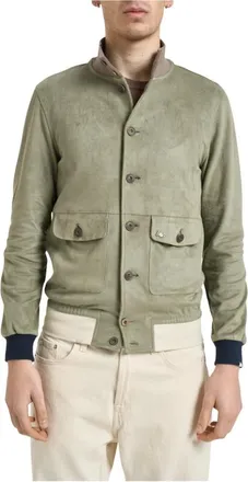 Bob Jassen, Heren, Groen, M, Su&egrave;de, Jack met su&egrave;de-look