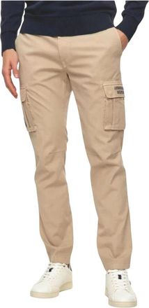 Aeronautica Cargo Slim Fit 261Pa 1329Uct 02443 - Heren - Slim Fit Broeken - Beige - 4XL - Katoen - Broeken