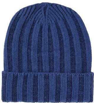 8 by YOOX RECYCLED WOOL KNIT DOUBLE COLOR BEANIE