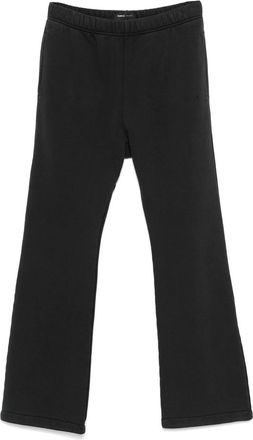 Purple Elastic-waistband Pants