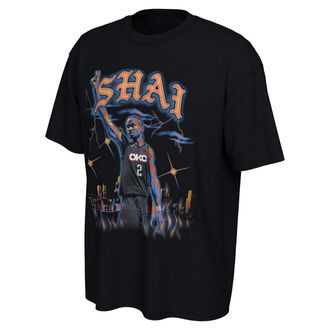 Nike Shai Gilgeous-Alexander Oklahoma City Thunder City Edition Nike Mens NBA T-Shirt in Black | IX5402-010