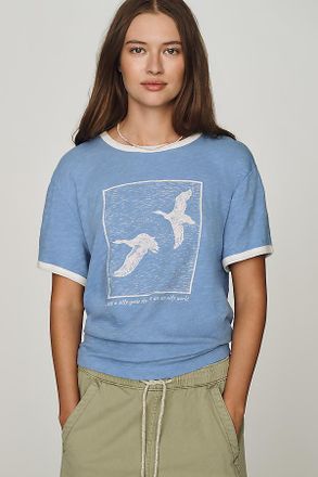 Pilcro Cotton Heritage Ringer Tee