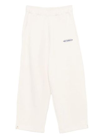 New Balance logo-embroidered sweatpants - Neutrals