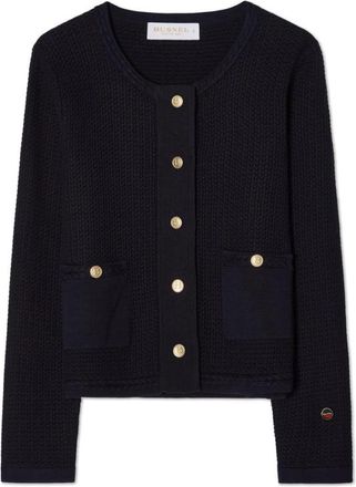 Busnel Estelle Cardigan - Dames - Vesten - Blauw - XS - Katoen - Truien & Vesten