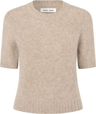 Sams&oslash;e & Sams&oslash;e Tops - Dames - Ronde hals truien - Roze - XS - Truien & Vesten