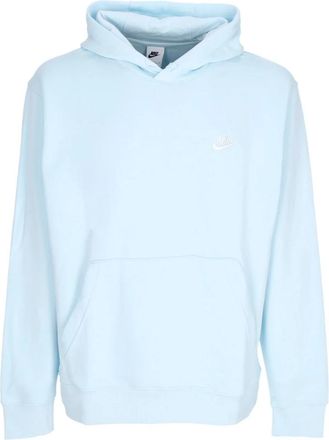 Nike Fleece Hoodie met voorzak - Heren - Sportshirts - Blauw - 2XL - Katoen - Fitness