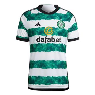 adidas Celtic FC 23/24 Home Jersey Asia Sizings Asia Sizing White Green HY3343