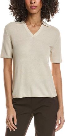 Theory Open Collar Top