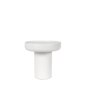 Koketto Home Mesa de centro redonda de 50cm en color blanco