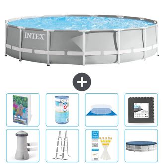 Intex Piscina Prism Frame Redonda - 457x107 Cm - 9-piezas S563