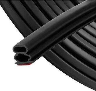 OEM Tira De Sellado Autoadhesiva Negra De 10 Mm X 10 Mm Para Puertas Y Ventanas - Sello De Goma/anticolisi&oacute;n/reducci&oacute;n De Ruido/impermeable/a Prueba De Po