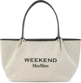 Max Mara M Logo Tote - Dames - Tassen - Beige - Maat: ONE Size
