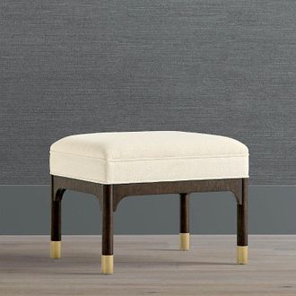 Frontgate Asher Stool - Sable, Snow Crypton Nomad Performance - Frontgate