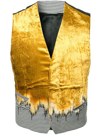 Haider Ackermann Gilet con effetto sfumato - Giallo