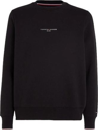 Tommy Hilfiger Paricollo Sweatshirt - Heren - Sweatshirts - Zwart - L - Polyester - Hoodies & sweatvesten