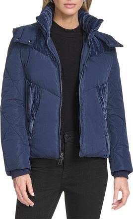 Andrew Marc Tayte Hooded Puffer Jacket