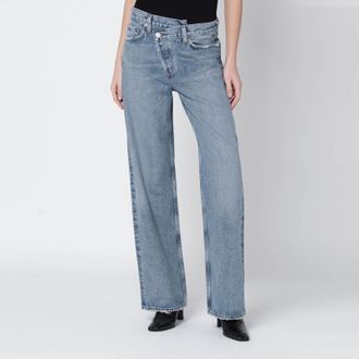 A Gold E Arc Criss Cross jeans in Conclusion wash