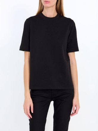 Moncler Womens Logo T-shirt - Black Cotton - Size X-Small