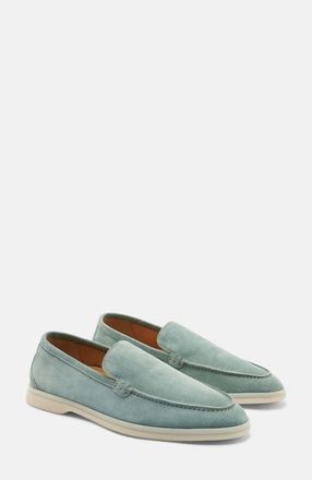 Scarosso Ludovico Loafers in Sage - Suede at Nordstrom, Size 40.5