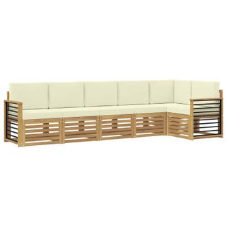 vidaXL Juegos De Sof&aacute;s Madera De Acacia S&oacute;lida Vidaxl