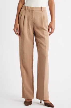 Open Edit The Curator Trousers in Tan Portabella at Nordstrom Rack, Size 14