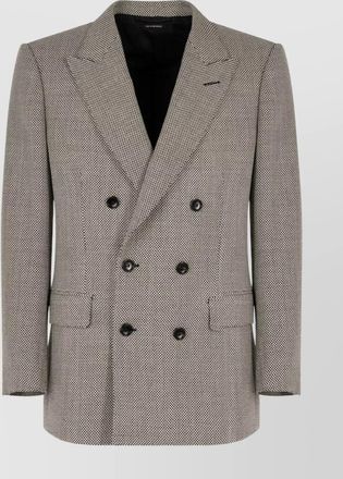 Tom Ford double breasted birdseye jacket