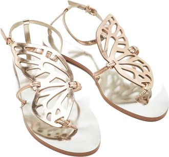 Sophia Webster Ballerine in pelle - Oro