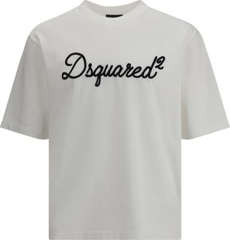 Dsquared2 Mens T-Shirt White Cotton T-Shirts And Polos