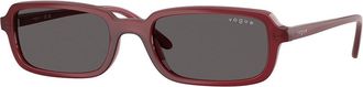 Vogue Eyewear VO5666S 325587 Womens Sunglasses Red Size 53