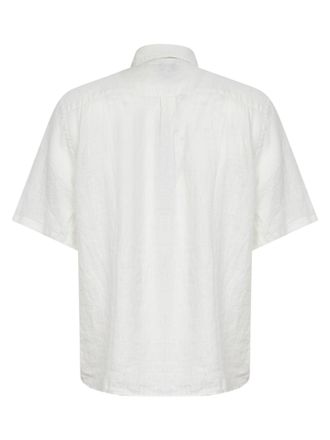 MC2 Saint Barth Mens Polo Shirt Raphael Linen White T-shirts And Polos