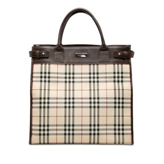 Burberry Pre-owned Burberry House Check Canvas Convertible Tote Ladies FHDY0NCIBREGE2Z9