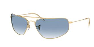 Ray-Ban RB3780 001/3F Mens Sunglasses Gold Size 63