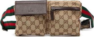 Gucci Pre-owned Belt Bags, female, Brown, Size: ONE SIZE Pre-owned Belt Bag