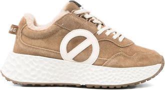 No Name Beige en witte sneakers voor vrouwen - Dames - Sneakers - Beige - 38 EU - Schoenen