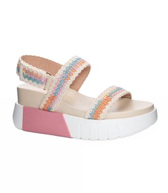 Chinese Laundry Womens Egan Crotchet Sandals In Pink