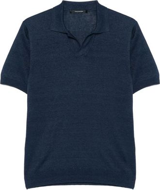 Tagliatore Polo Shirts - Heren - Polos - Blauw - 2XL - Tops