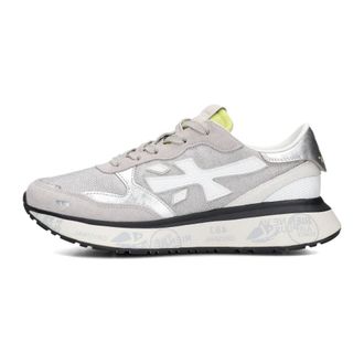 Premiata Grijze Lage Sneakers Lauryn - Dames - Schoenen - Grijs - Maat: 38 EU Wol