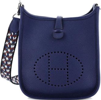 Herm&egrave;s Borsa a tracolla Evelyne Bag Gen III Maurice TPM - Blu