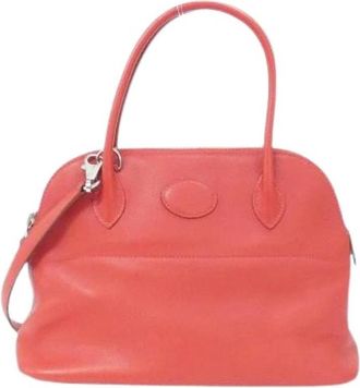 Herm&egrave;s Pre-owned Bolide 27 Swift Bag - Dames - Vintage Handtas - Rood - ONE Size - Leer - Vintage