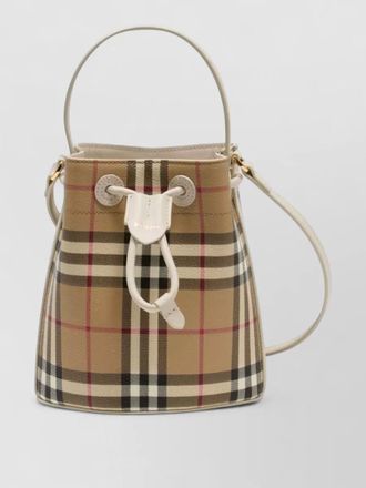 Burberry mini drawstring bucket shopper shoulder bag