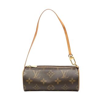 Louis Vuitton Pre-owned Mini Bags, female, Brown, Size: ONE SIZE Pre-owned Vintage Monogram Canvas Pouch