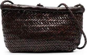 Dragon Diffusion Minsu woven-design cross body bag - women - Calf Leather - OS - Brown