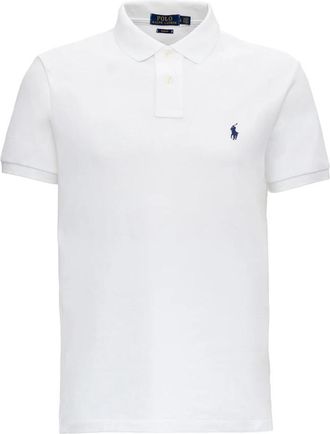 Polo Ralph Lauren Slim Fit Polo - Heren - Polos - Wit - 2XL - Katoen - Tops