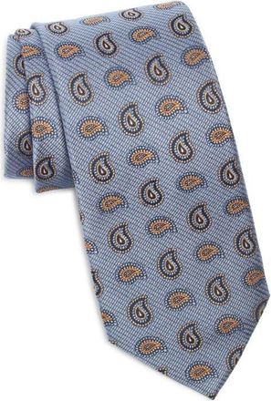 Nordstrom Paisley Silk Tie in Light Blue at Nordstrom