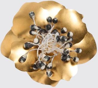 Valentino Garavani Spilla Fleur Lumineuse Valentino Garavani in ottone e tessuto