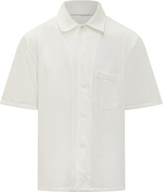 Our Legacy Box Shirt Shortsleeve - Heren - Korte mouwen Overhemden - Wit - L - Katoen - Overhemden