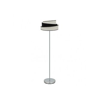 Fabrilamp Fabrilamp - Lampara de Pie bicolor en blanco-negro modelo Hara