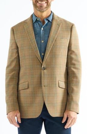 The Savile Row Company Windowpane Sport Coat in Brown at Nordstrom Rack, Size 44Regular
